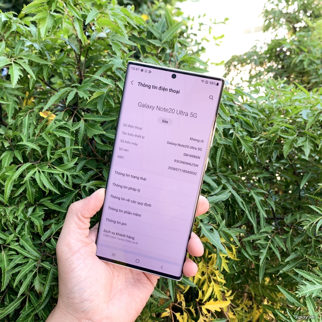 [ Thủ Đức ]Samsung Galaxy Note 20 Ultra, 5G, 256GB, Trắng , Máy đẹp 99 - 13