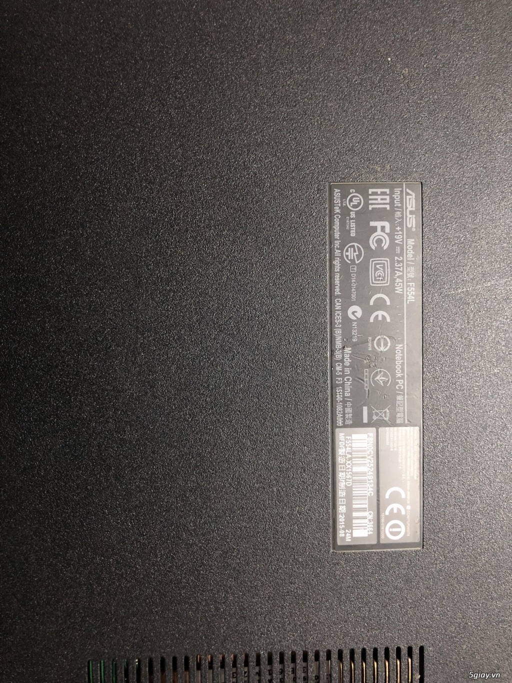Laptop Asus F554L 8GB Ram 128 SSD màu đen - 2