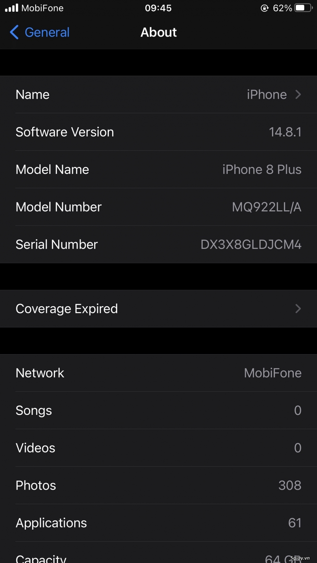 Iphone 8 Plus 64Gb Trắng bản US có tặng thêm đồ - 2
