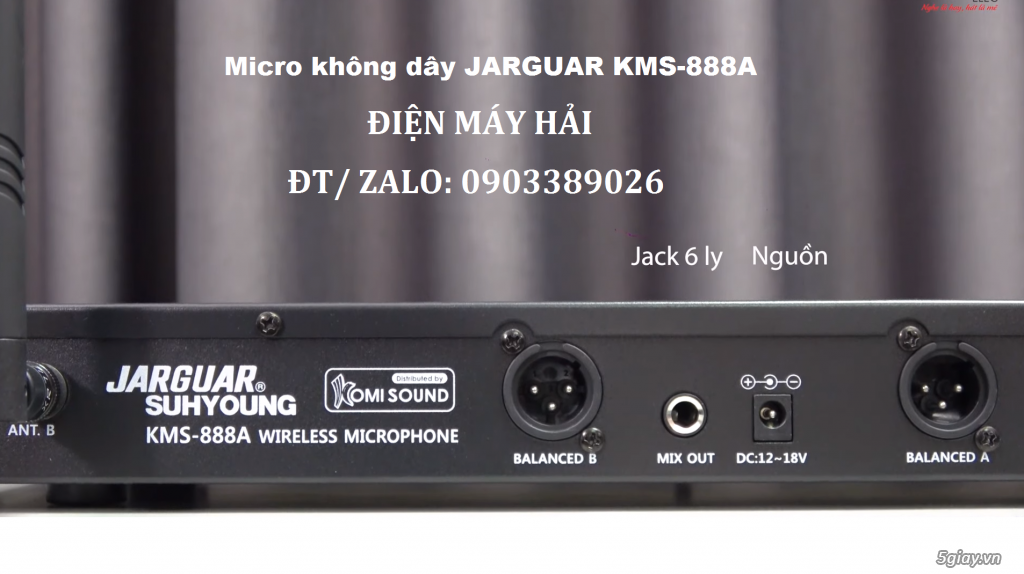 Micro không dây Jarguar Suhyoung KMS-888A đến từ Hàn Quốc - 3