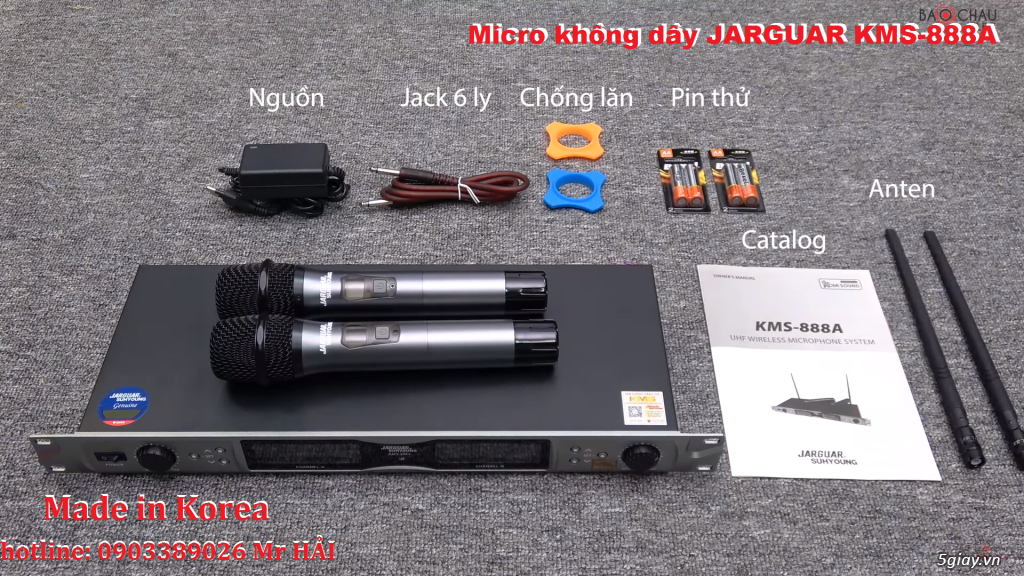 Micro không dây Jarguar Suhyoung KMS-888A đến từ Hàn Quốc