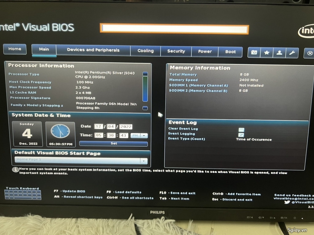 PC NUC 7 RAM 8GB SSD 256BG NHỎ GỌN