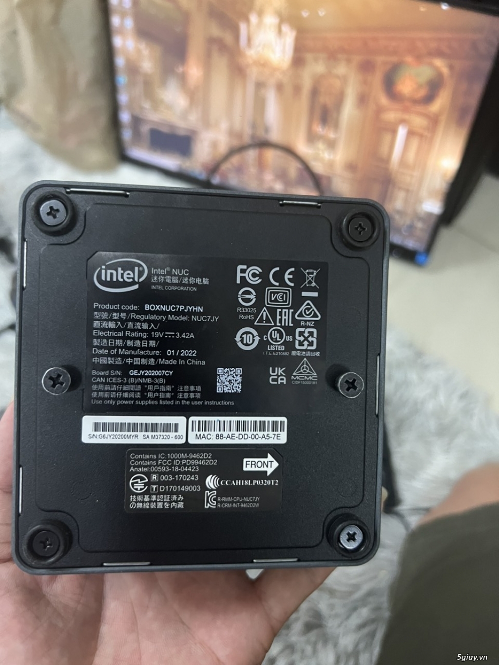 PC NUC 7 RAM 8GB SSD 256BG NHỎ GỌN - 2