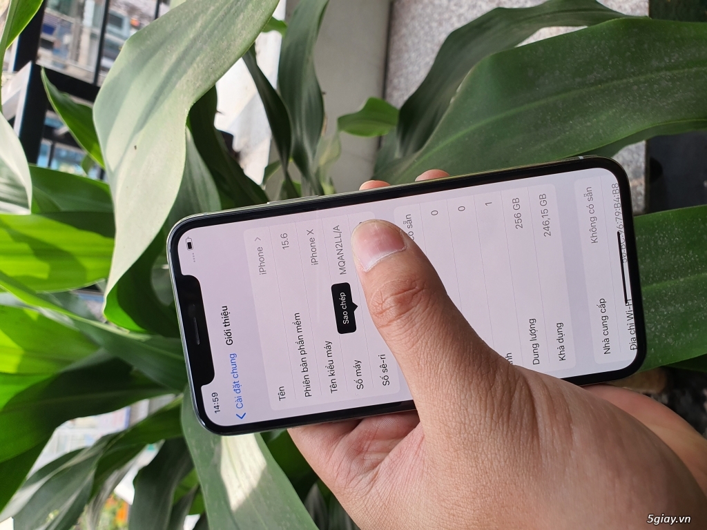 Iphone x silver 256 gb
