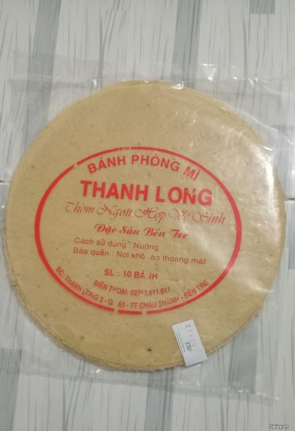 Bánh phồng Thanh Long (loại nướng) - Đặc sản Bến Tre - 10