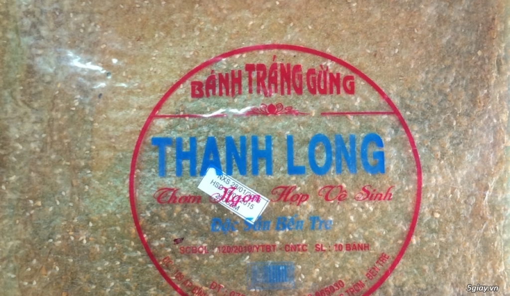Bánh phồng Thanh Long (loại nướng) - Đặc sản Bến Tre - 11