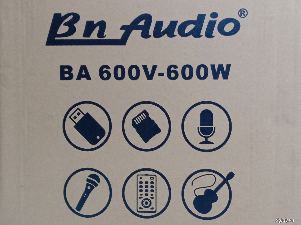 loa kéo mẫu mini BN Audio BA 600V-600W đến từ CT Việt Hàn - 3