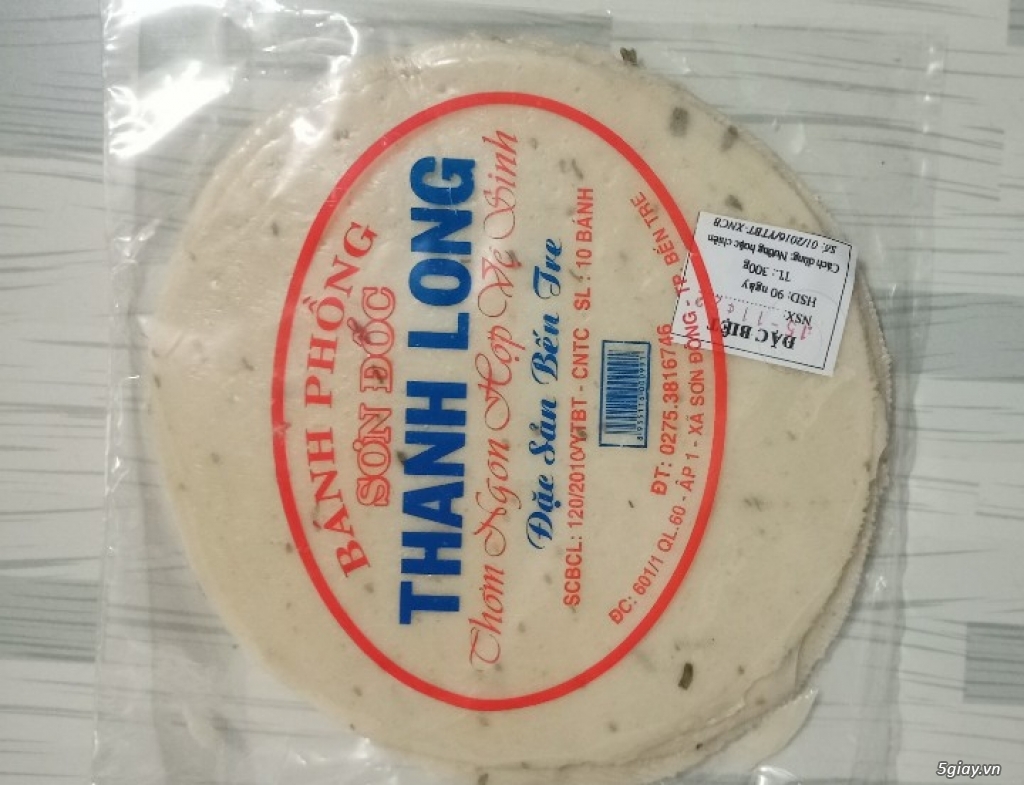 Bánh phồng Thanh Long (loại nướng) - Đặc sản Bến Tre - 9