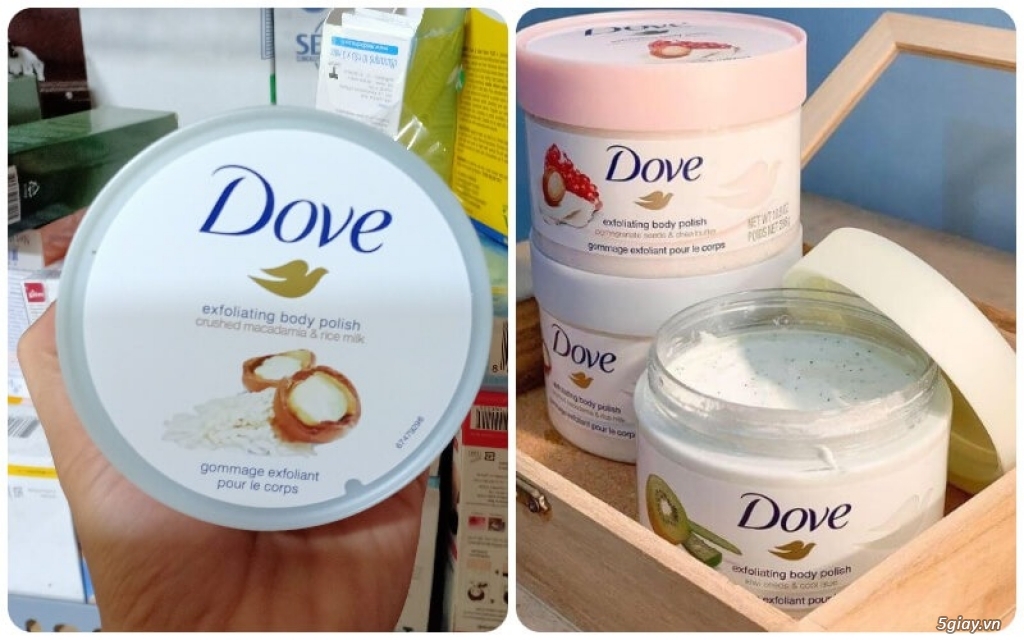 Tìm Hiểu Chi Tiết Tẩy Da Chết Dove Exfoliating Body Polish - 2