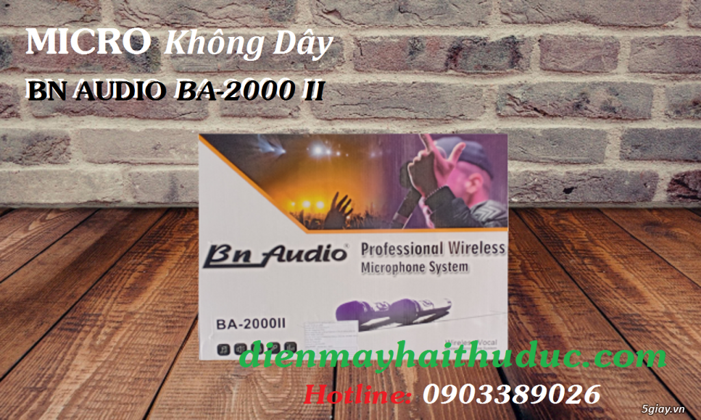 Micro không dây Bn Audio BA-2000 II giá đẹp nhất tại Điện Máy Hải - 3