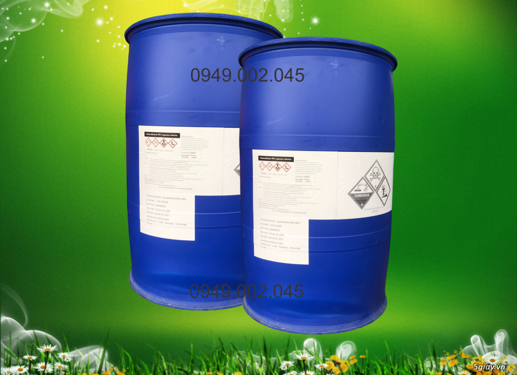 Glutaraldehyde - Diệt khuẩn, xử lý nước, ổn định môi trường