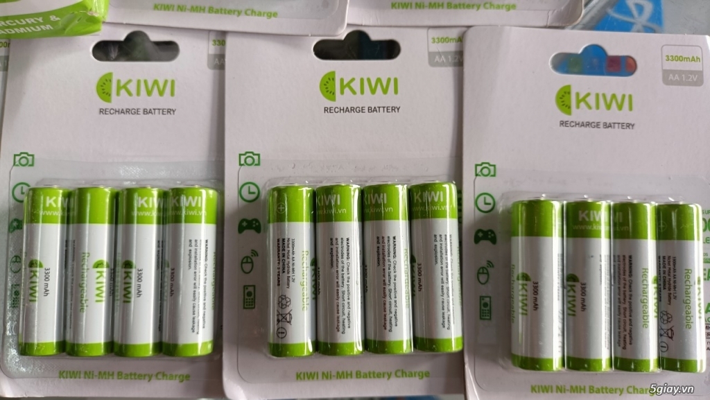 Pin sạc Kiwi 3300mAh vỉ 4 pin khuyến mãi máy sạc Jiabao giá không đổi - 4