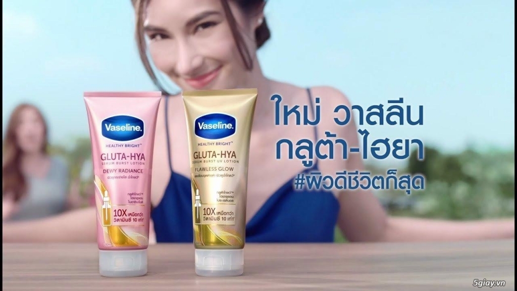 VASELINE Gluta Hya Body Lotion bán chạy tại Thái lan đã có mặt ở VN