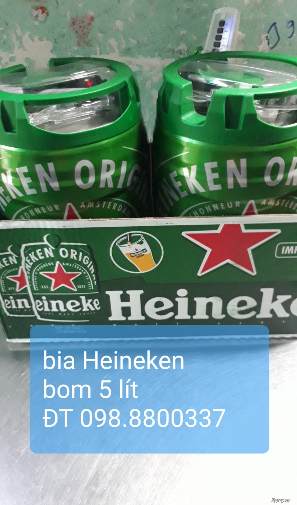 Bia Heineken bom 5 lít mừng xuân mới 2023 - 2