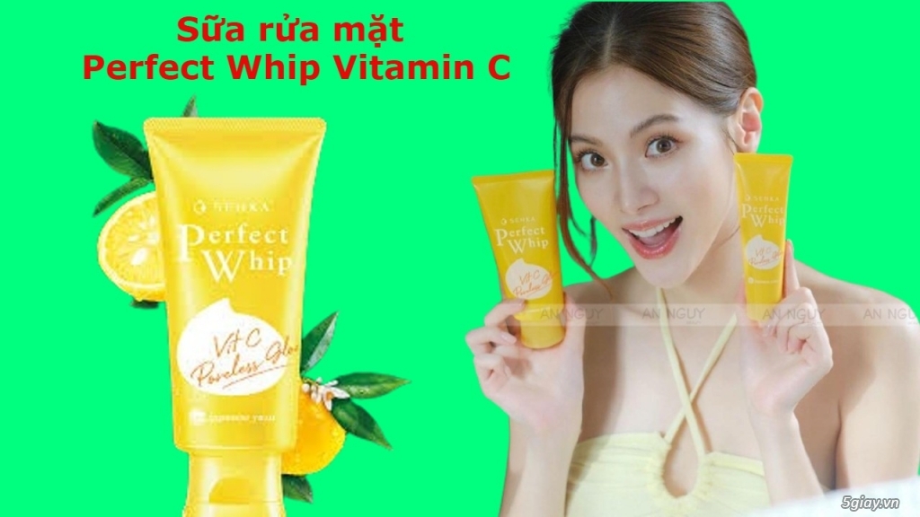 Da sáng, mờ thâm nhờ sữa rửa mặt Pefect Whip Vitamin C Poreless Glow - 2