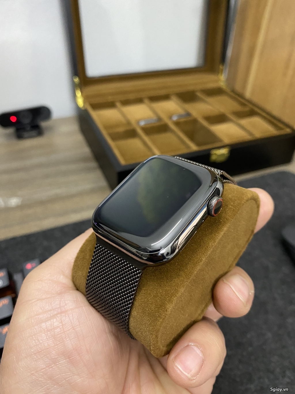 Đồng hồ Apple watch bản thép 7 45mm pin 100 esim - 2