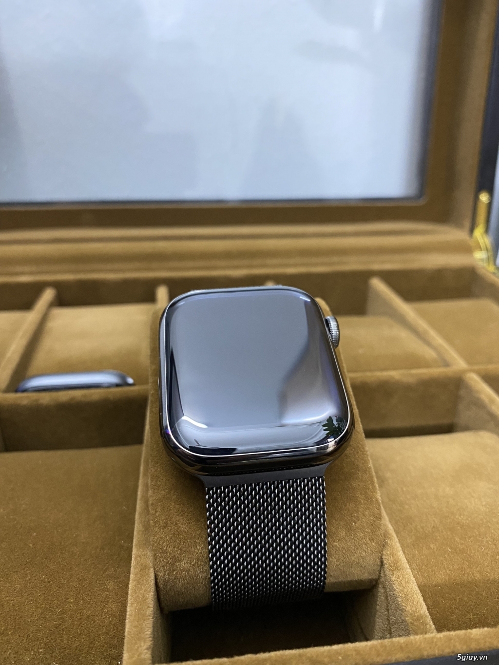 Đồng hồ Apple watch bản thép 7 45mm pin 100 esim