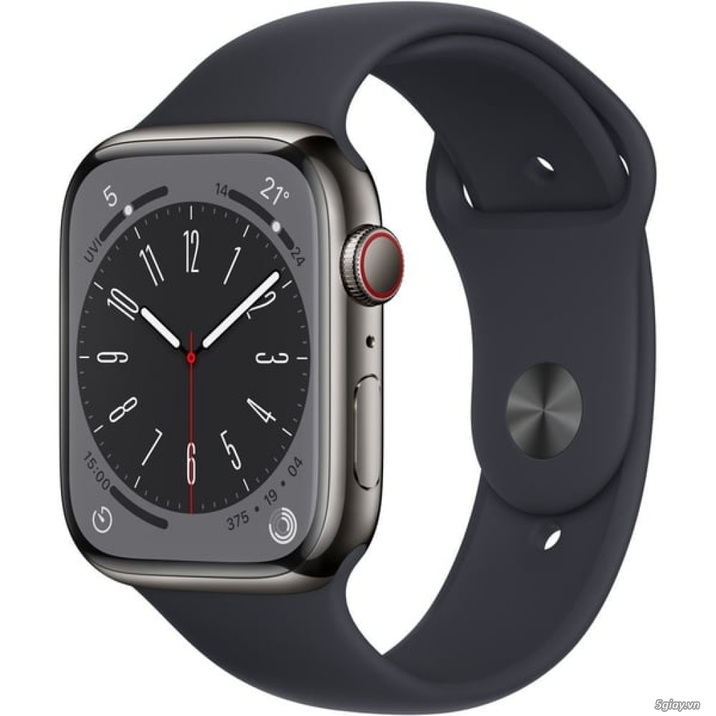 Đồng hồ Apple watch thép 8 41mm dây milan graphite bản VN - 1