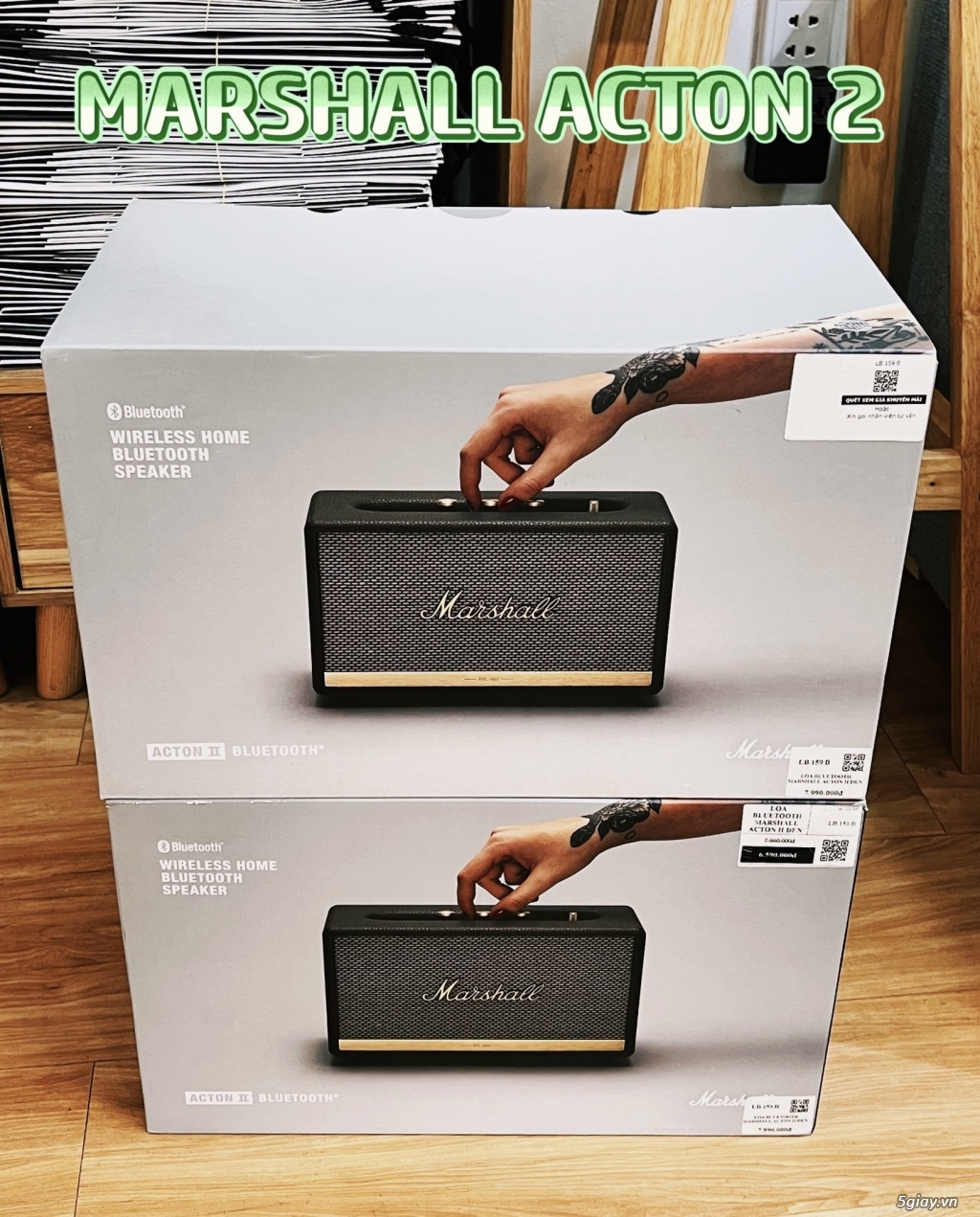 Marshall Acton 2 Fullbox new seal ASH chính hãng - 2