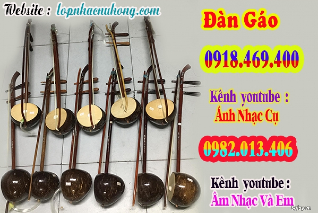 Shop bán nhạc cụ dân tộc, phụ kiện nhạc cụ dân tộc tại Sài Gòn, Gò Vấp