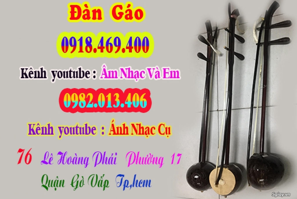 Shop bán nhạc cụ dân tộc, phụ kiện nhạc cụ dân tộc tại Sài Gòn, Gò Vấp - 1