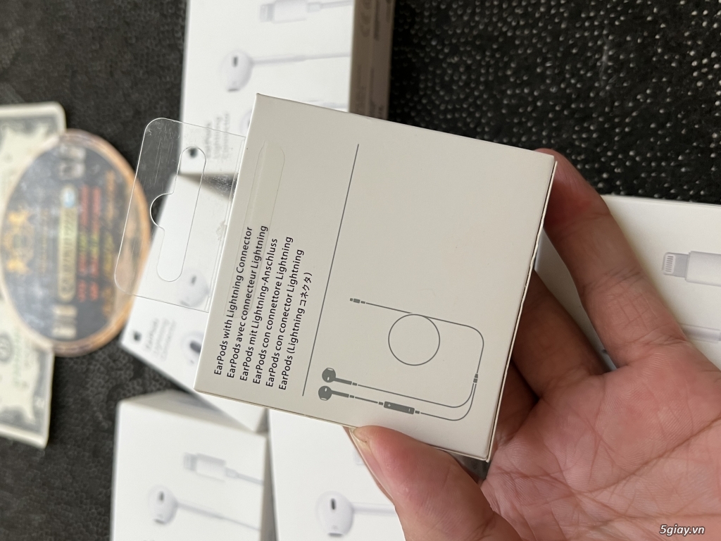 Tai nghe iphone X lighthing zin new 100% - 1