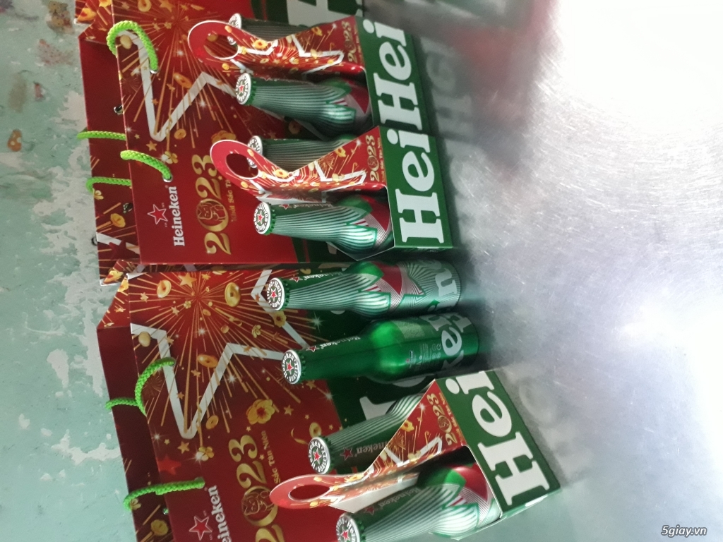 Bia Heineken chai nhôm set 4 chai mừng xuân 2023 - 4