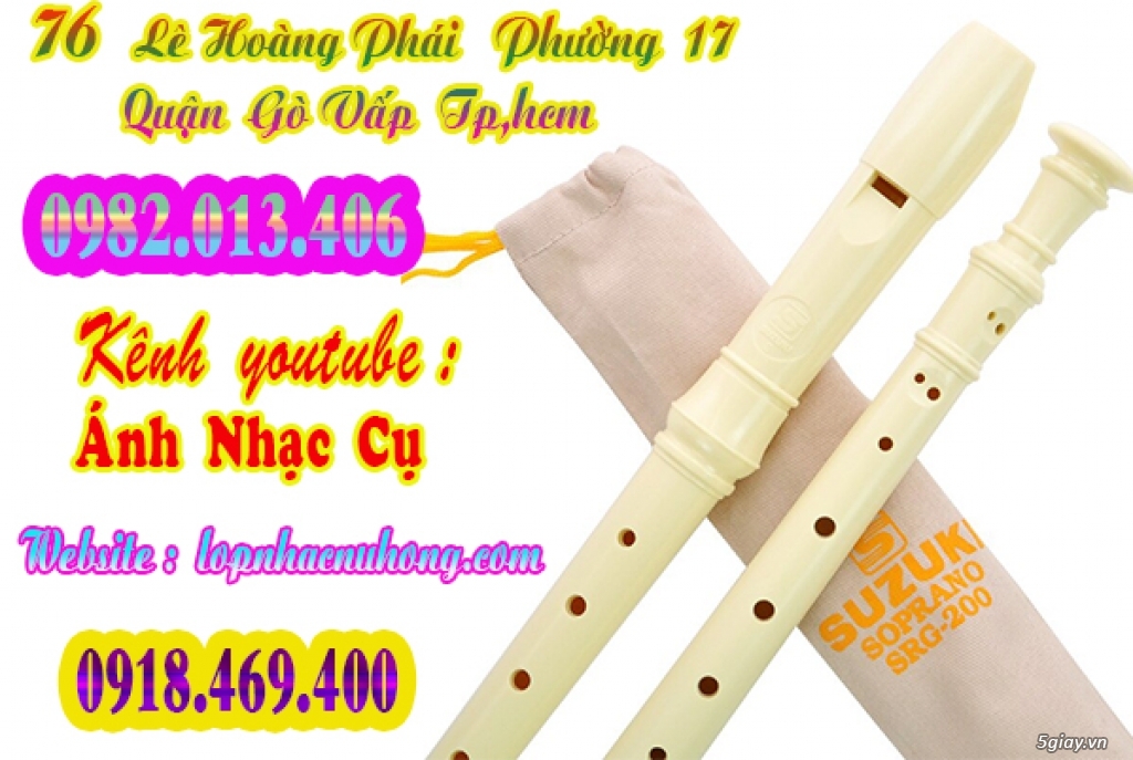 Địa chỉ nơi bán các loại kèn, sáo, tiêu, trống, phụ kiện nhạc cụ - 24