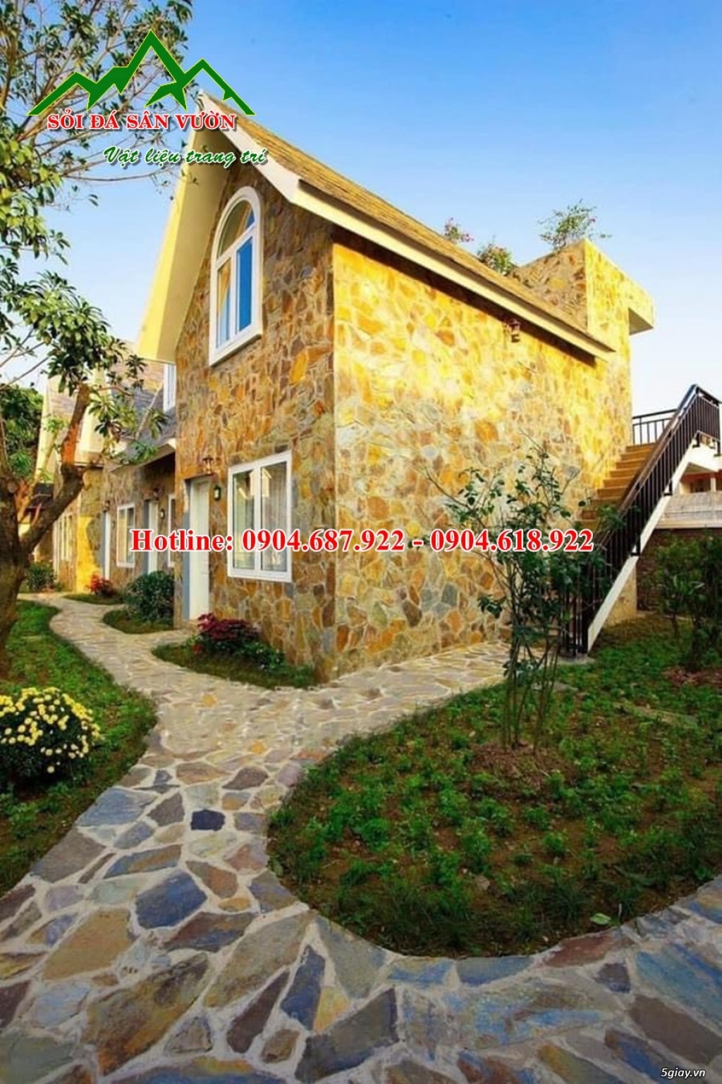 Đá rối ốp tương villas, resort độc đáo - 3
