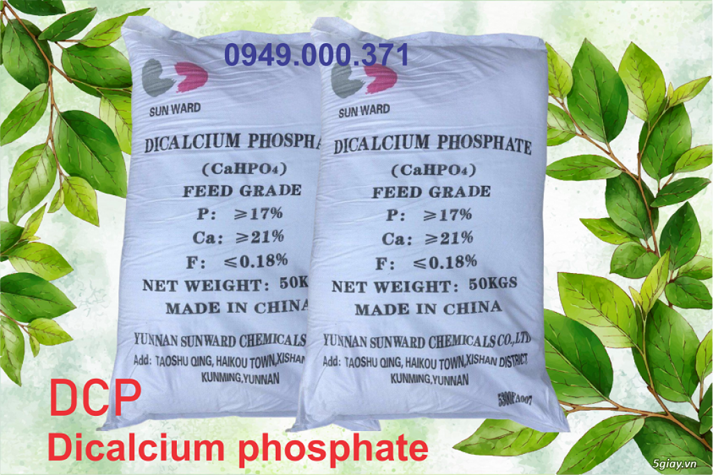 Dicalcium Phosphate (DCP) khoáng nguyên liệu bổ sung ao nuôi tôm