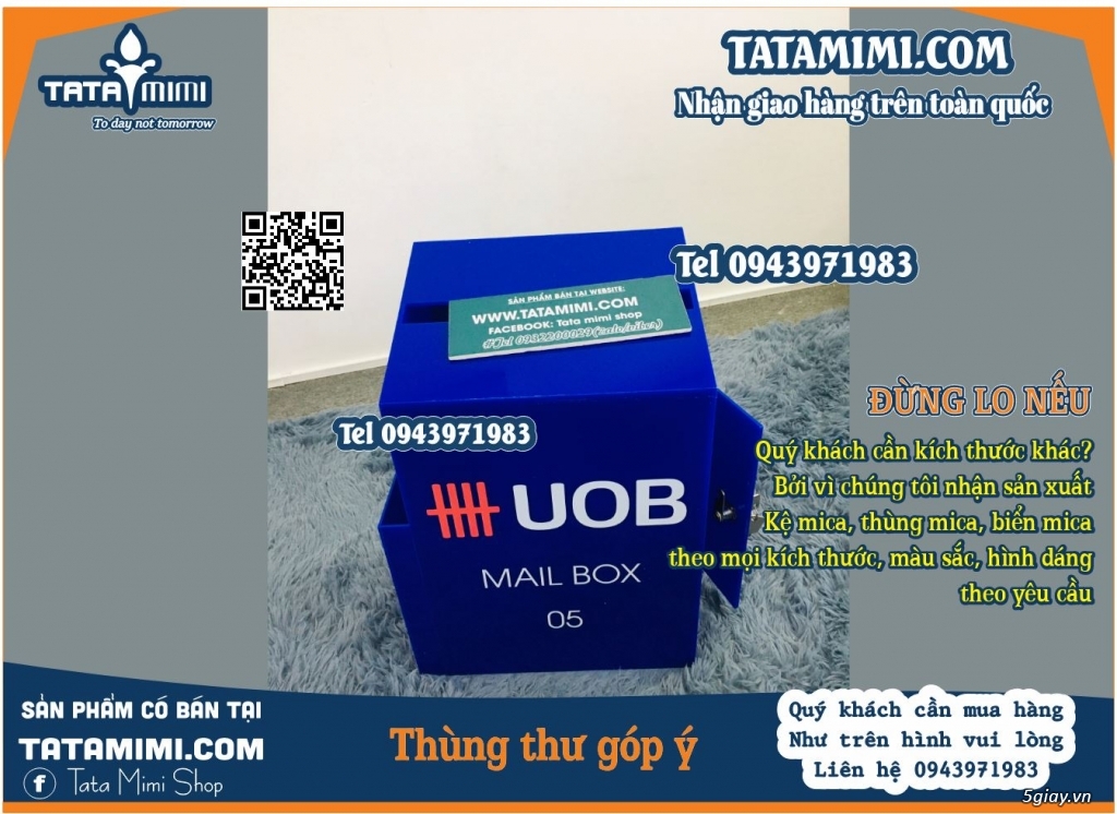 Thùng mica các loại