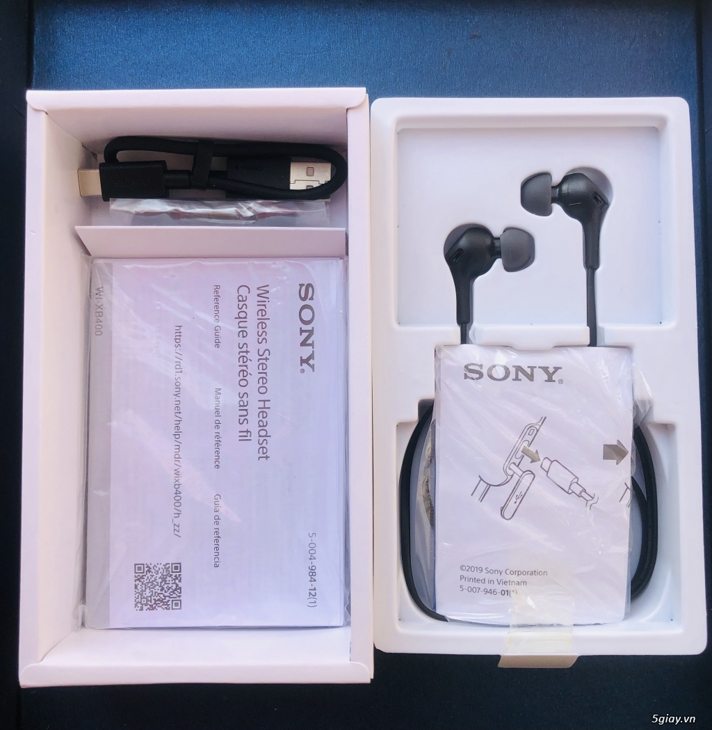 Tai nghe EP Bluetooth Sony WI-XB400 Chính Hãng - 4