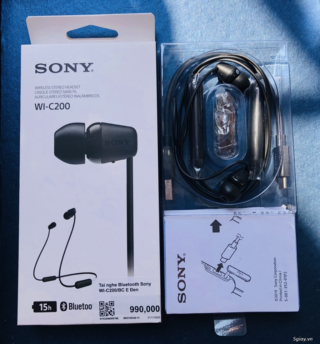 Tai nghe Bluetooth Sony WI-C200 Chính Hãng - 1