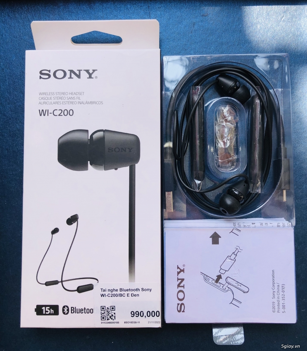 Tai nghe Bluetooth Sony WI-C200 Chính Hãng - 3