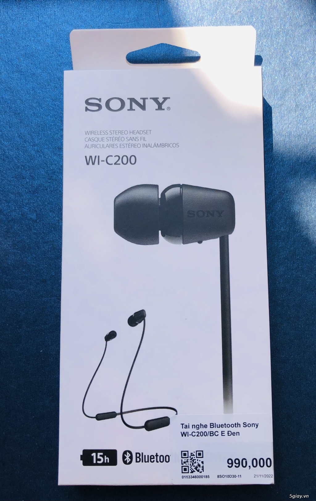 Tai nghe Bluetooth Sony WI-C200 Chính Hãng