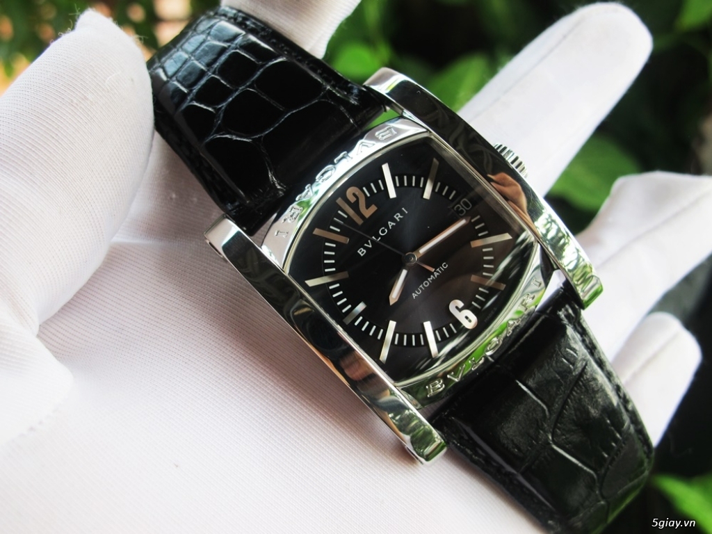 ĐH Nam BVLGARI Assioma AA44S - dây da Zin - Automatic G/lưu a/e zá Rẻ - 11