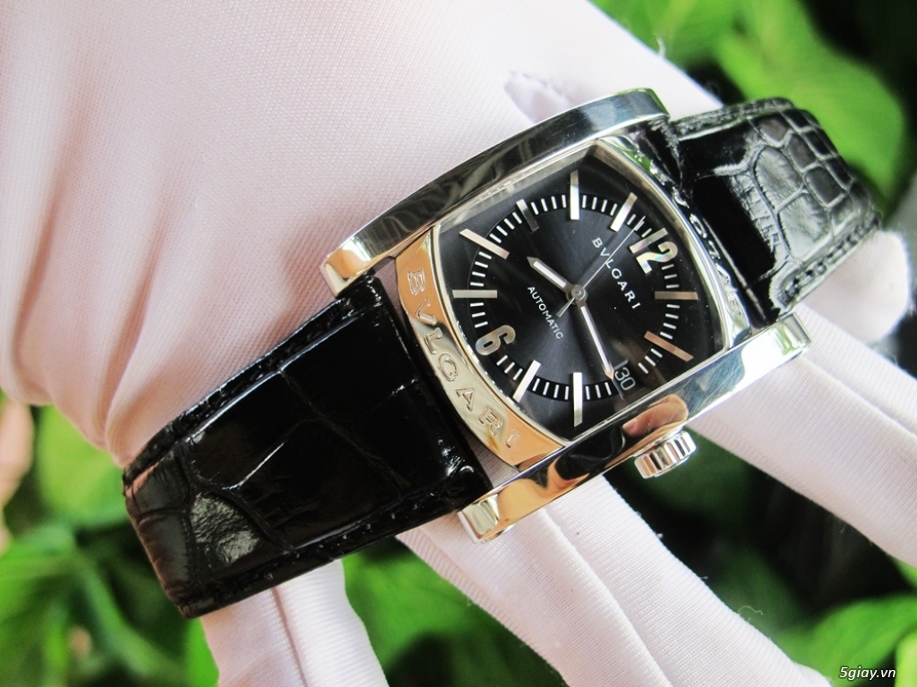 ĐH Nam BVLGARI Assioma AA44S - dây da Zin - Automatic G/lưu a/e zá Rẻ - 12