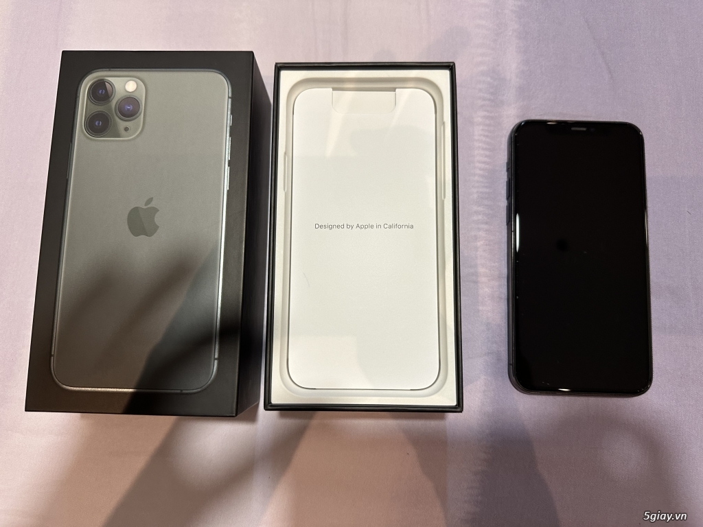 Cần bán: iPhone 11 Pro 64Gb xanh rêu quốc tế đủ hộp, phụ kiện - 2