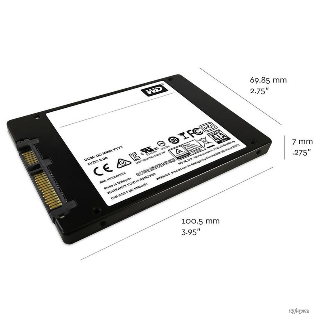 SSD WD Green 480GB SATA 2.5 inch Chính Hãng Giá Rẻ Nhất 5s