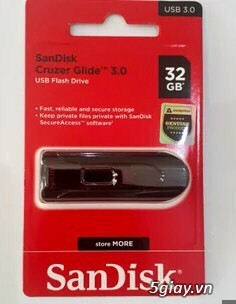 USB Flashdisk SanDisk 32GB USB 3.0 Cruzer Glide Giá Tốt!!! - 1