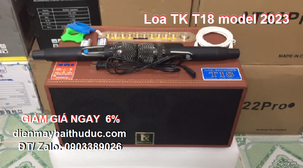 Loa TK T18 kiểu 2023 150W công suất lớn hơn model 2020 - 1
