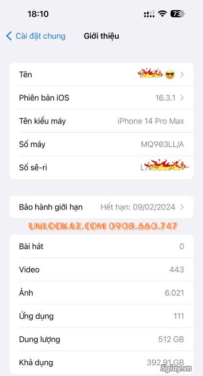 Unlock iPhone 14 Pro Max xách tay Mỹ Nhật giá rẻ