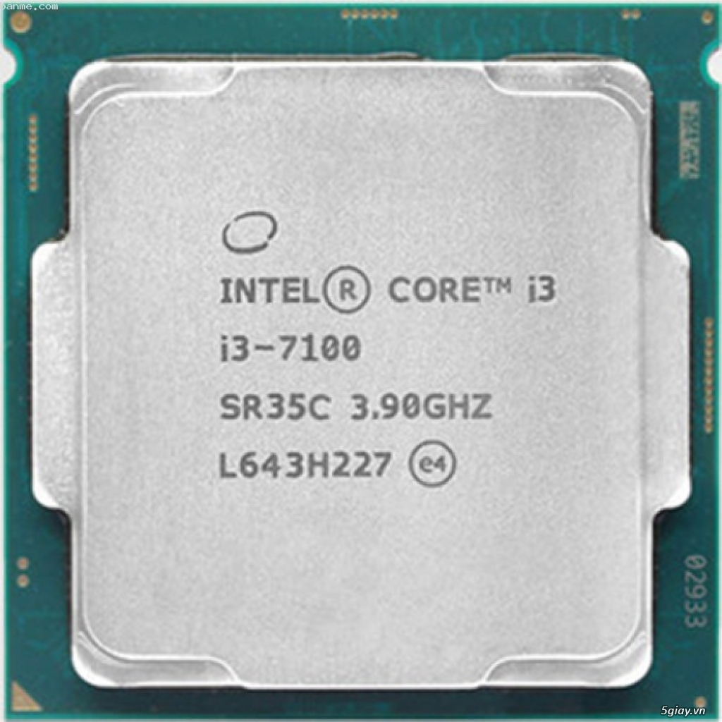 CPU Intel Core i3 7100 (3.90GHz, 3M, 2 Cores 4 Threads) TRAY Không Fan - 1