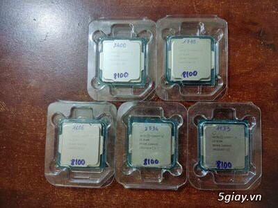 CPU Intel Core i3 8100 (3.60GHz, 6M, 4 Cores 4 Threads) TRAY Không Fan - 1