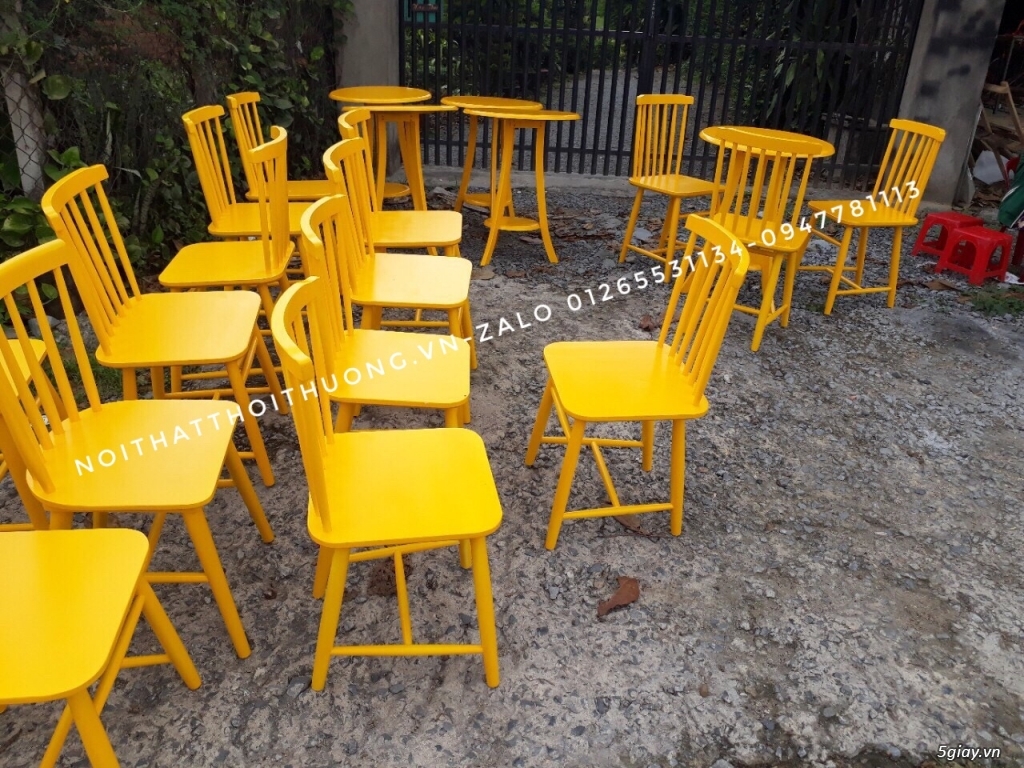 Bàn ghế cho quán trà sữa, cafe nhỏ đẹp, giá rẻ Hồ Chí Minh, Bình Dương - 11