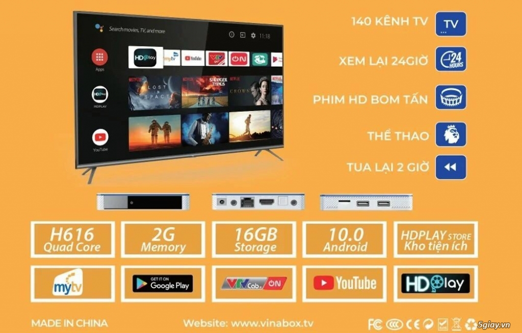 TV Box Mytv net 2H RAM Androidtv 10 Giá Tốt !!!!!!