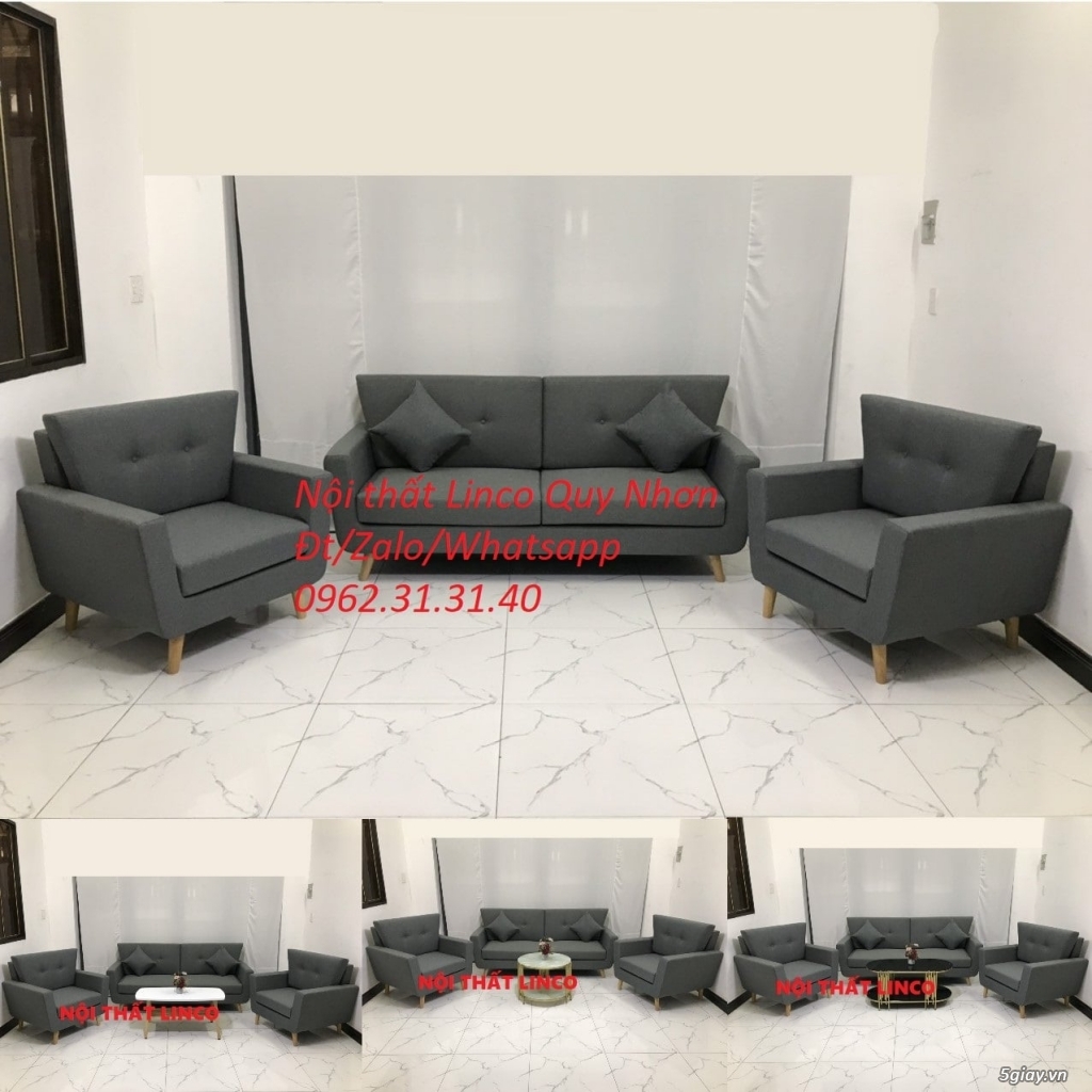 Full set sofa băng kết hợp sofa đơn giá rẻ - 4