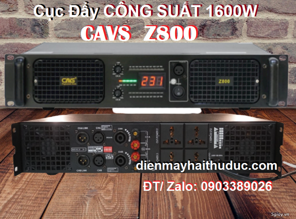 Cục Đẩy CAVS Z800 đến từ nhà nhập Khẩu Nhật Hoàng Audio