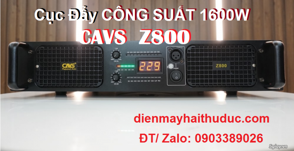 Cục Đẩy CAVS Z800 đến từ nhà nhập Khẩu Nhật Hoàng Audio - 3