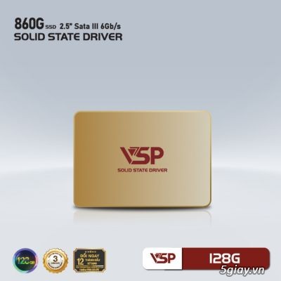 SSD VSP 240G 860G (Vỏ Nhôm Gold -560/470MBs) Giá Rẻ!!!! - 1